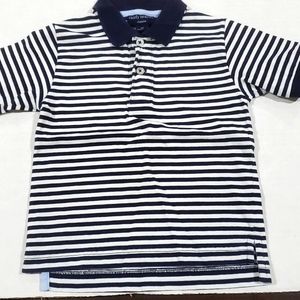 Candy hearts classics 3t polo navy white stripe LT